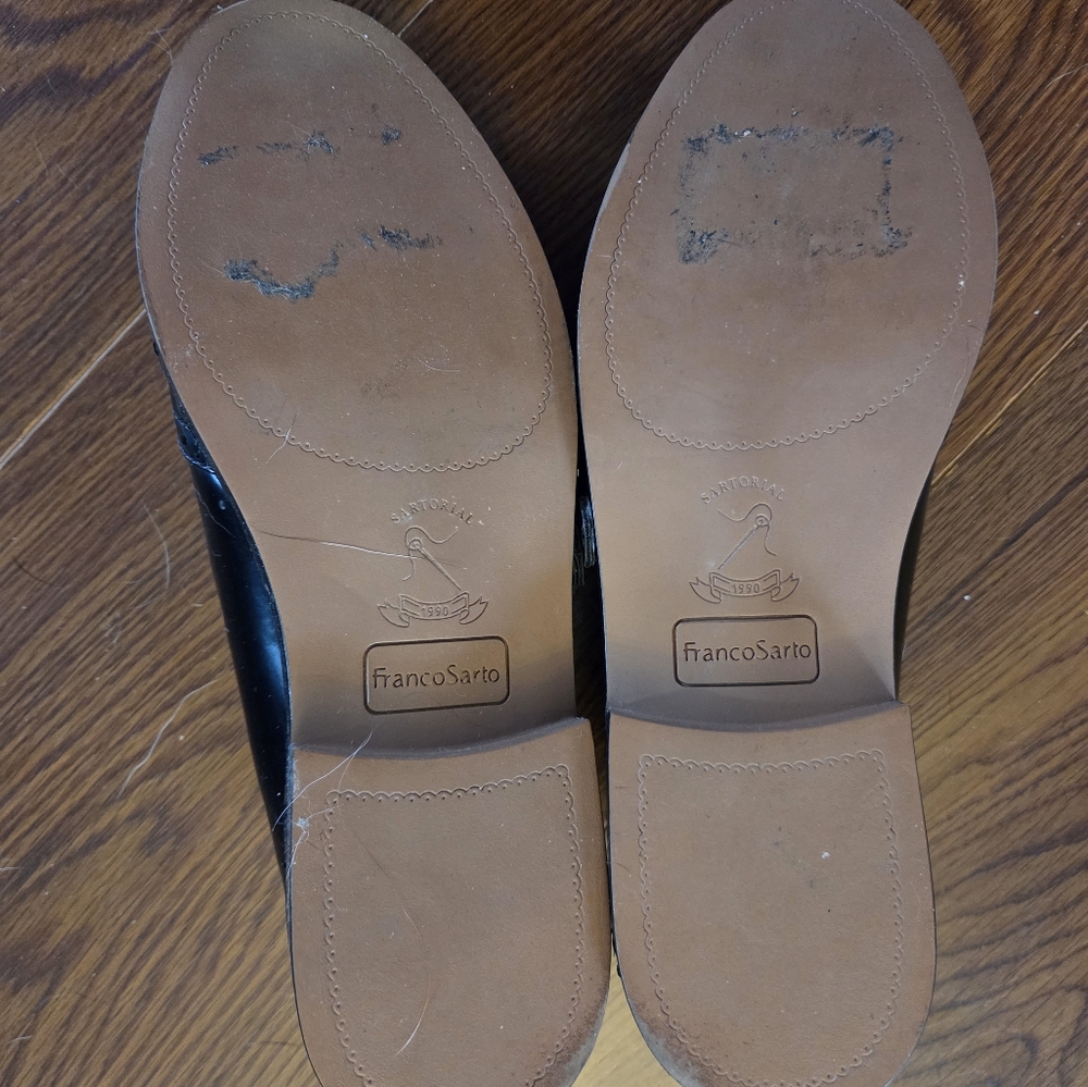 Franco Sarto Black Patent Loafers - Picture 4 of 4